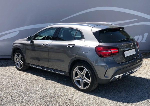 Mercedes-Benz GLA cena 109999 przebieg: 72925, rok produkcji 2018 z Barczewo małe 379